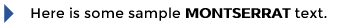 Comic Sans font sample text display