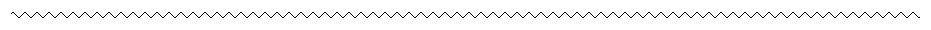 Wavy line separator